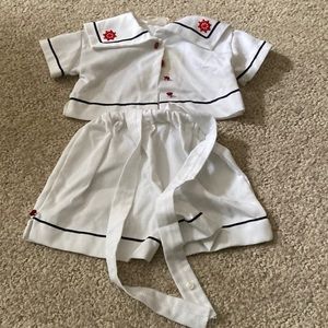 Vintage Sailor Baby Boy Christening Baptism Outfit 18 Months